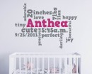 Personalised Baby Name Decal